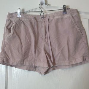 American Eagle Fine Wale Corduroy Shorts Blush Pink Large